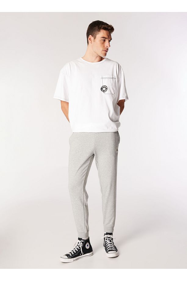 CORE CHUCK PATCH PANT FT VGH Gri Erkek Lastikli Paça Lastikli Bel Regular Fit Eşofman Altı - 2