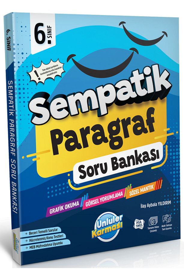 Ünlüler 6. Sınıf Paragraf Sempatik Soru Bankası Ünlüler Yayınları - 4