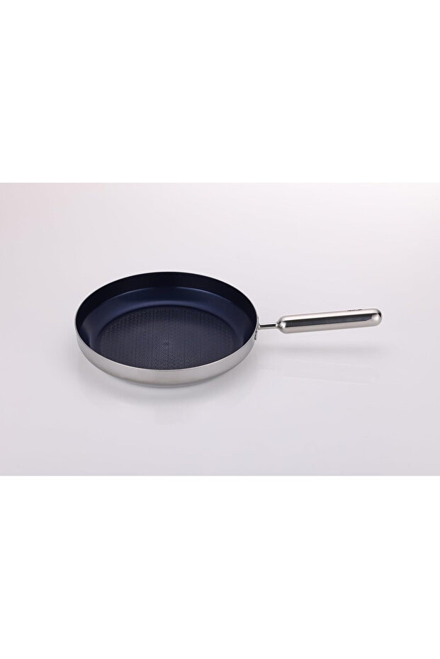 ,Edge,Stainless Steel Frying pan28cm,18/10Etching Smooth Surface,Induction,dishwasher safe