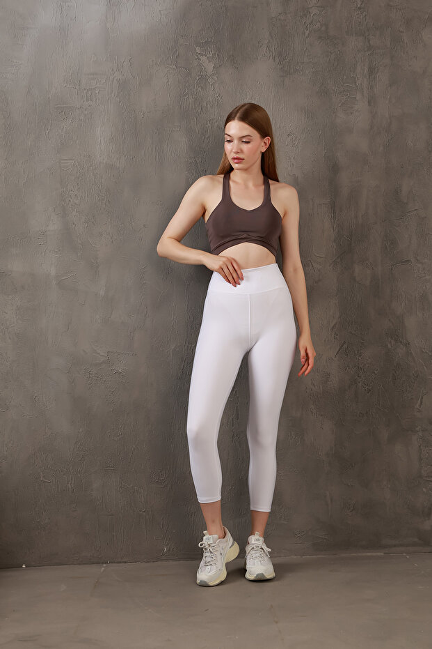 Yüksek Bel Basic Örme Tayt MISSTA2264 - 1