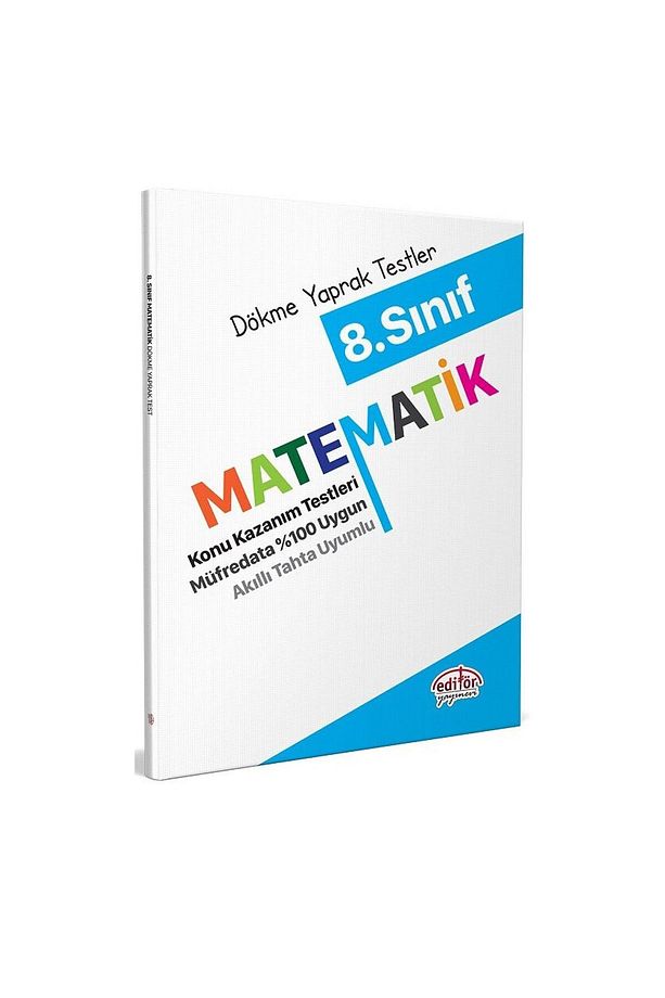 Editör 8. Sınıf Matematik Konu Kazanım Testleri Editör Yayınları - 1