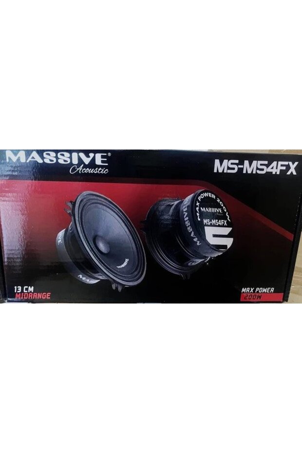 MS-M54FX 13 Cm Midrange 200W Maksimum 100W RMS - 2