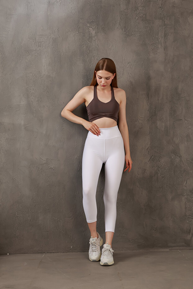 Yüksek Bel Basic Örme Tayt MISSTA2264 - 2