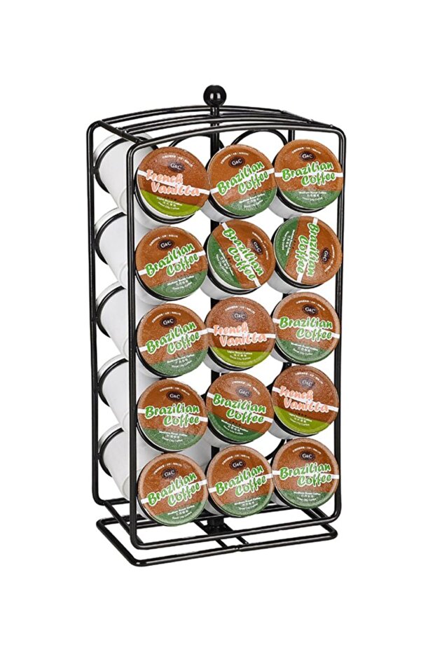 حامل كبسولات القهوة باللون الأسود 0.8 كجم - 1