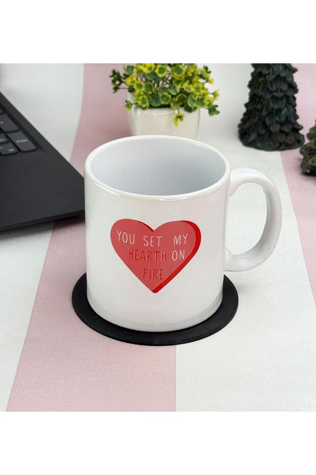 كوب بتصميم You Shoot My Heart
