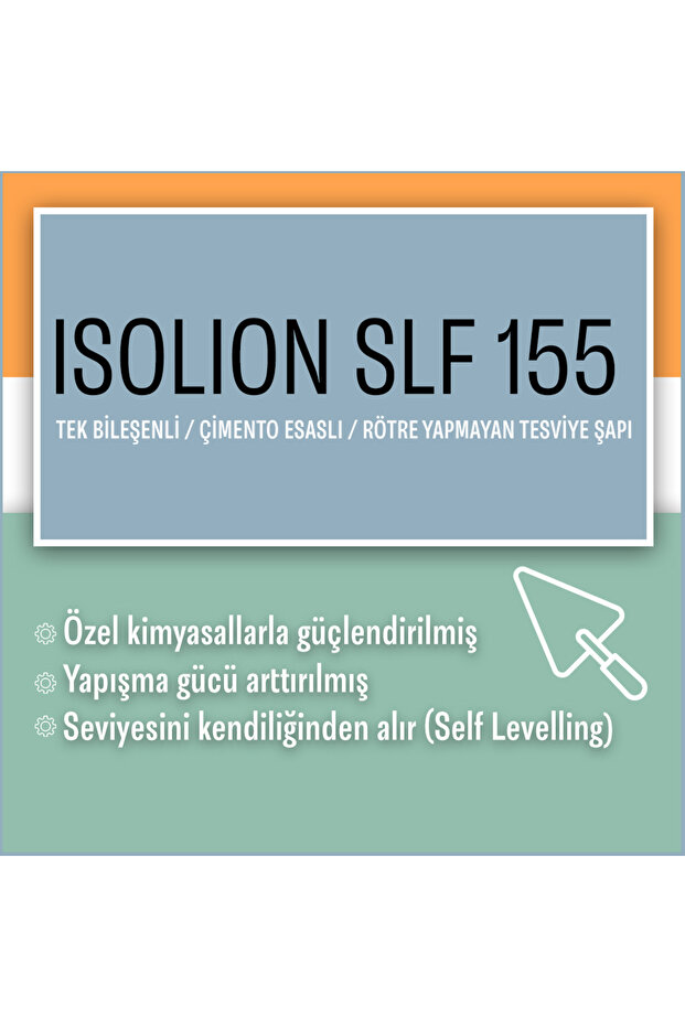 SLF 155 Tek Bileşenli Kendiliğinden Yayılan (SELF LEVELLING) Tesviye Şapı-25 Kg - 2