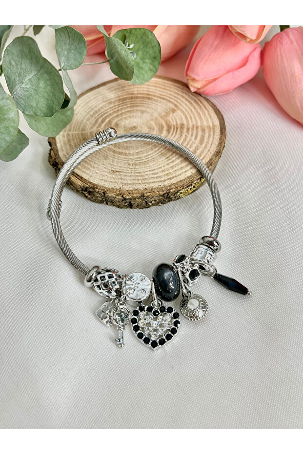 Steel Charm Bracelets
