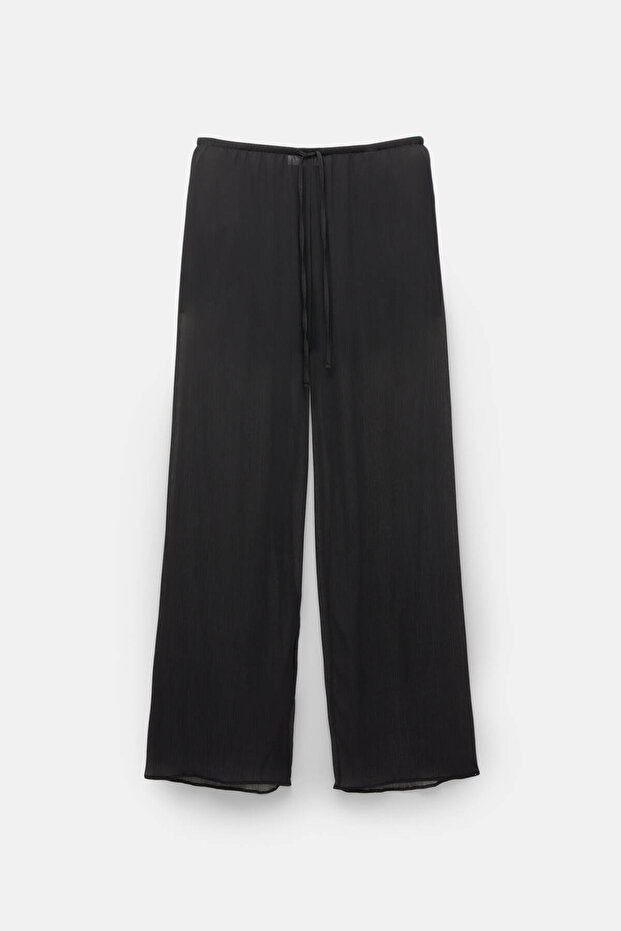 Dökümlü rustik jogger pantolon - 6