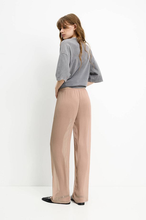 Dökümlü rustik jogger pantolon - 4