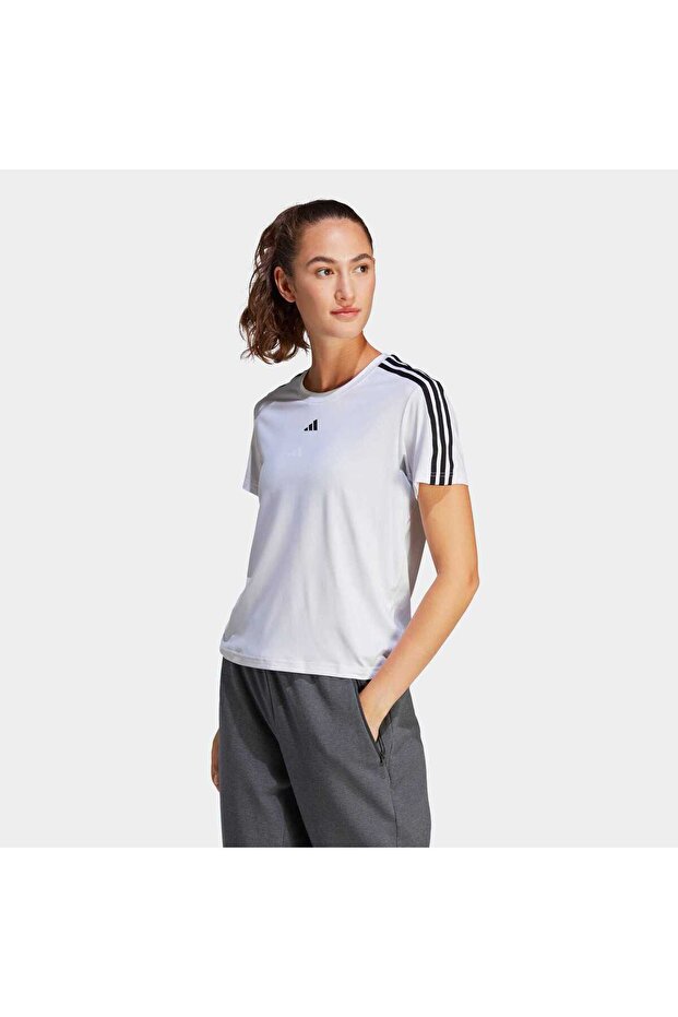 AEROREADY Train Essentials 3-Stripes Tişört - 1