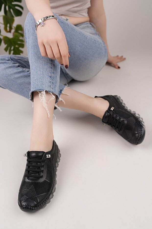 Genuine Leather Women's Daily Light Comfortable Summer Shoes Dd1971