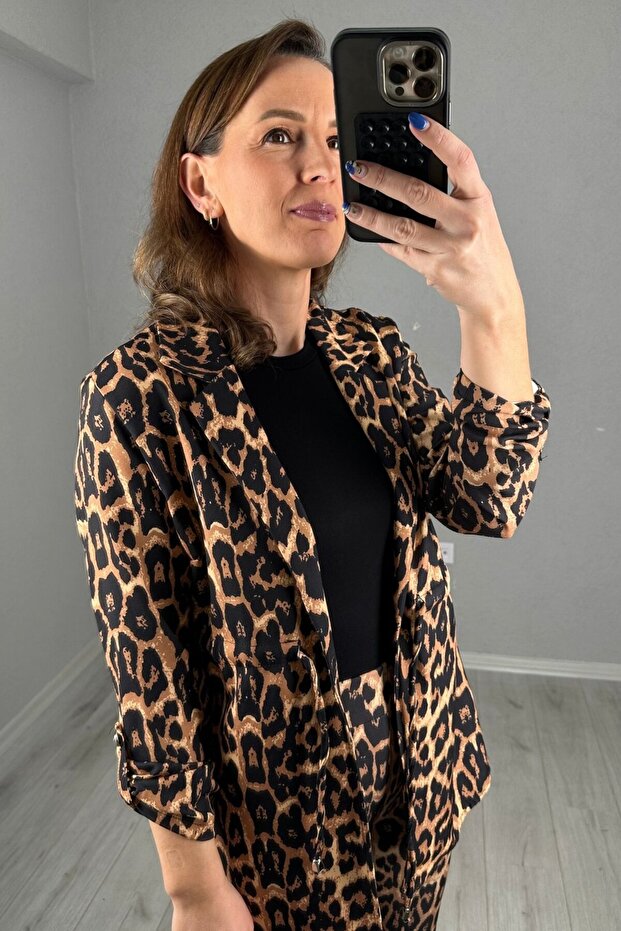 Σετ παντελόνι Leopard Jacket - 7