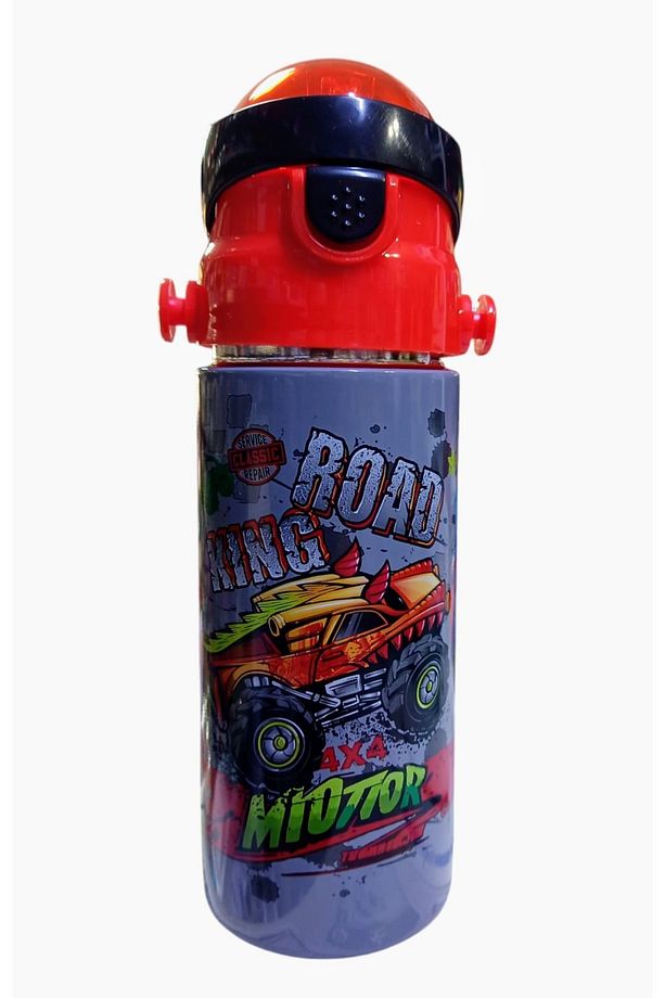 Lisanslı Çelik Matara 550 ml 4x4 Desen Çelik No 201 - 3