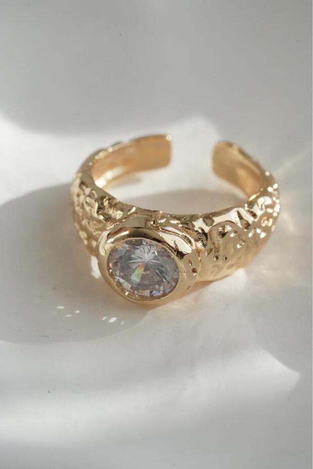 قابل للتعديل خاتم حجر واحد مضيئة - 2