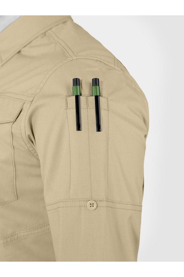 Gömlek Barlas Bej Taktik Tactical Outdoor Koruma Erkek Gömlek - 5