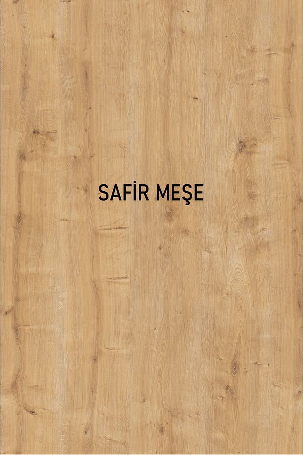 Ahşap Ayaklı Dresuar Dekoratif Raflı Kahve Köşesi Konsol Modern Çok Amaçlı Raf - Safir Meşe - 6
