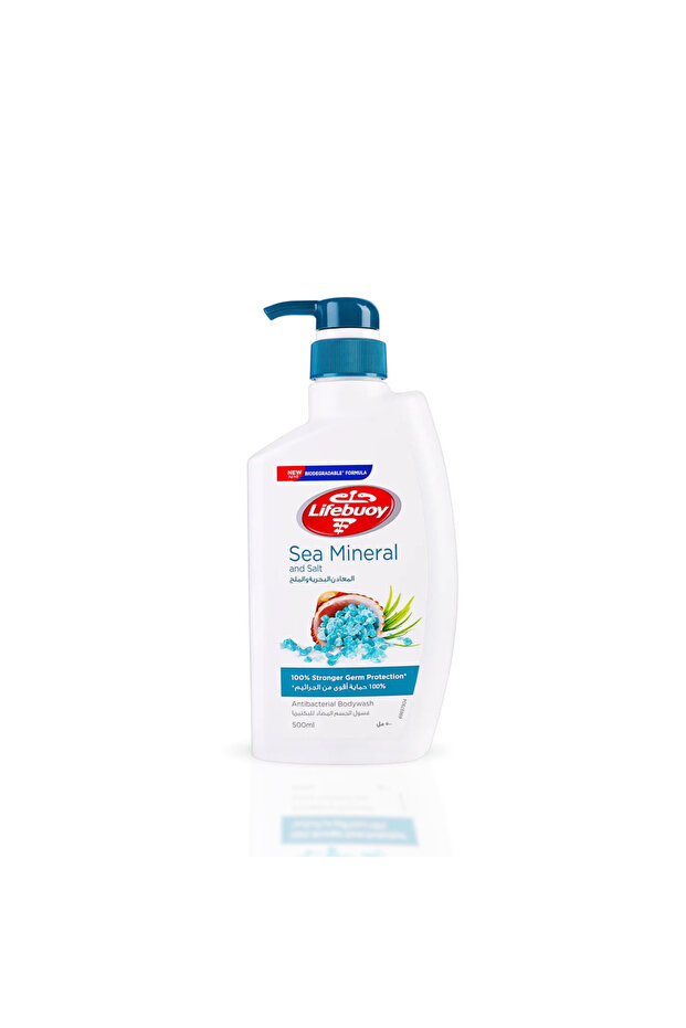 Sea Minerals & Salt Detoxifying Deep Cleansing Shower Shampoo (500ml)