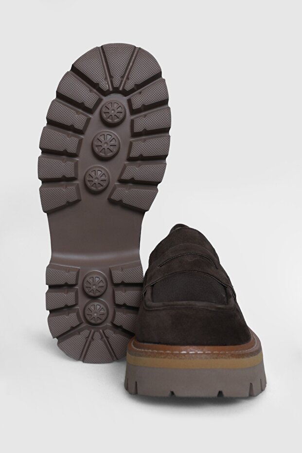 MINDY DERİ KALIN TABAN LOAFER KADIN - 5