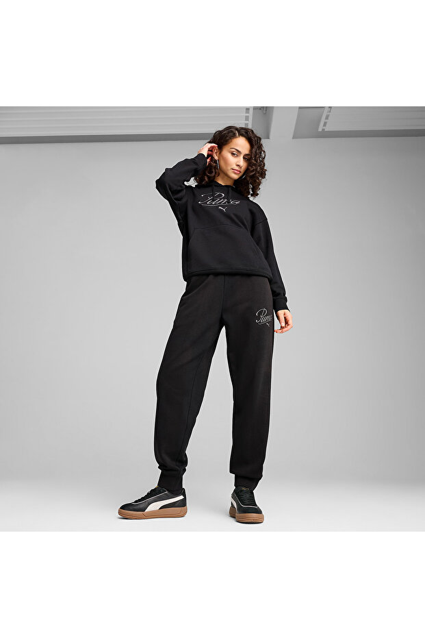 Script Kadın Siyah Eşofman Altı (684985-01) - 3