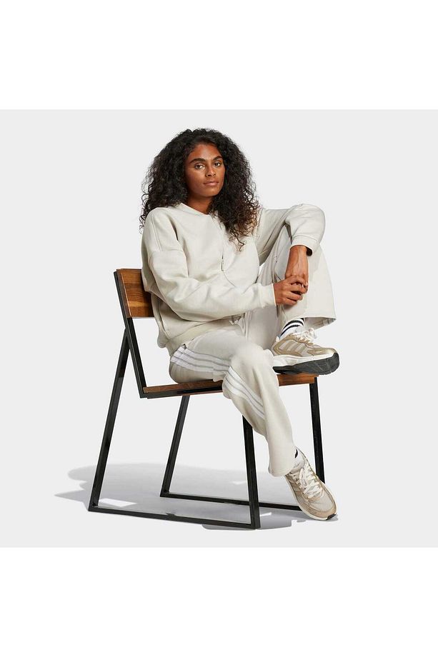 Essentials 3-Stripes Open-Hem Fleece Eşofman Altı - 3