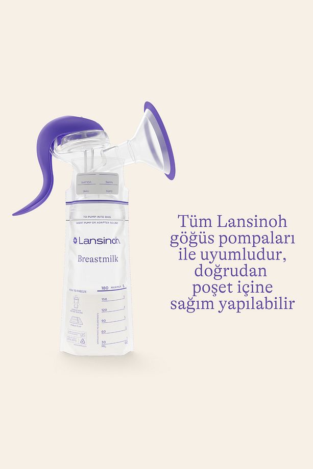 Anne Sütü Saklama Poşetleri 50 Adet - 7