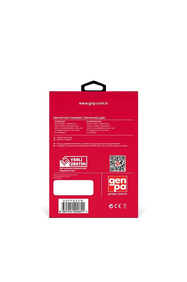 25 W Pd Hızlı Şarj Type-c Başlık (GENPA GARANTİLİ) - 3