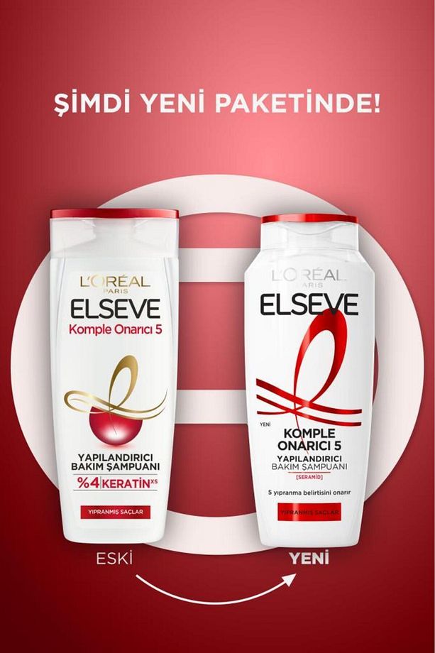 3lü Elseve Komple Onarıcı 5 Yapılandırıcı Bakım Şampuanı 300 ml - 6