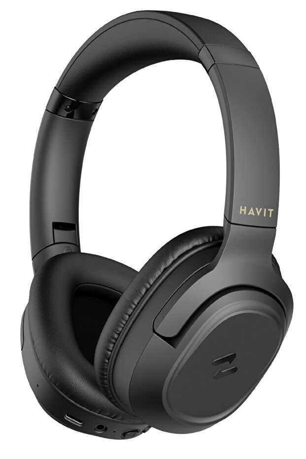 H612BT Kablosuz Kulaküstü Bluetooth Kulaklık - 50 Saat, AUX Desteği, Hafif Tasarım - 1