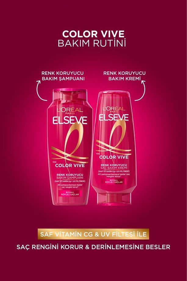 5'li Elseve Color Vive Renk Koruyucu Bakım Şampuanı 300 ml - 8