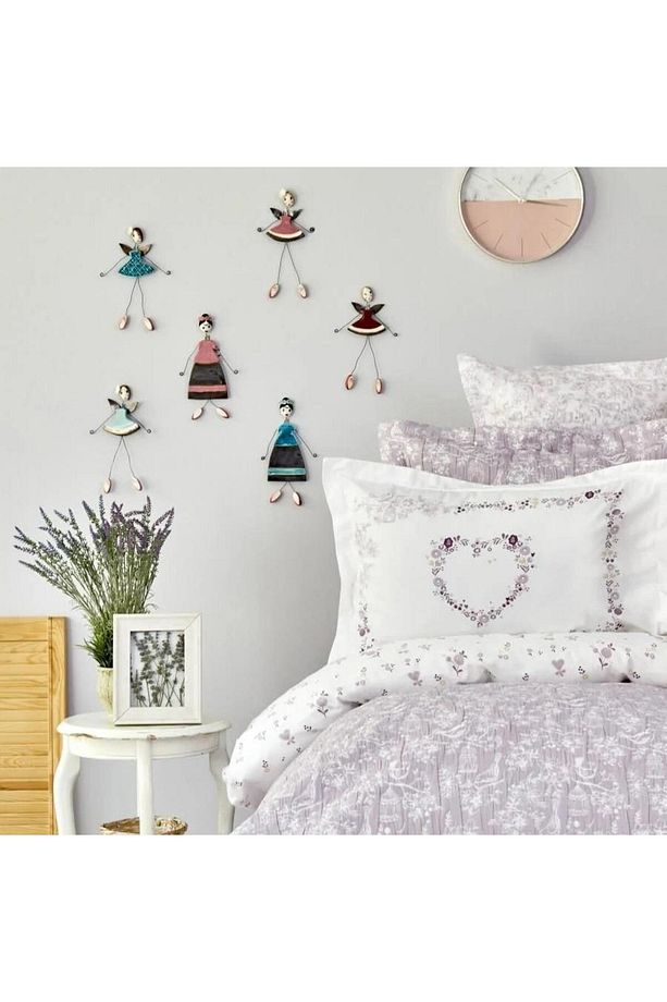 KARACA HOME BIRDY LİLA TEK KİŞİLİK YATAK ÖRTÜSÜ - 2