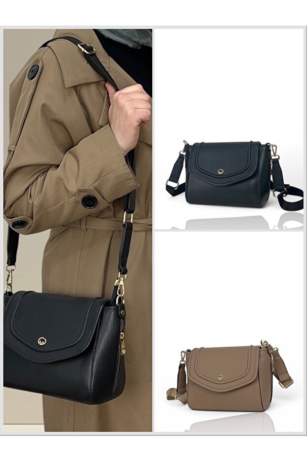 Kapaklı Kutu Kadın Çanta - 5