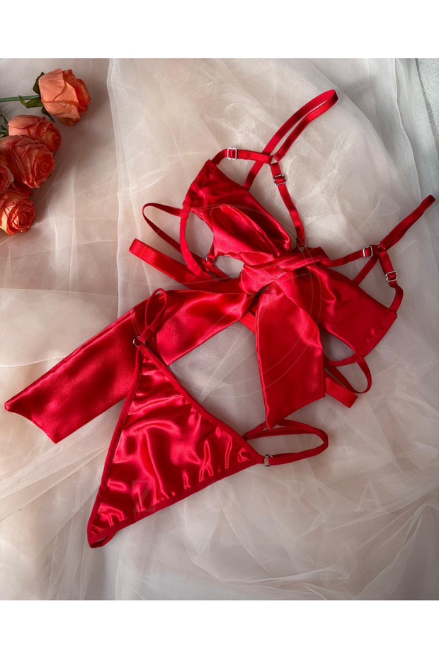 Fiyonklu Bra Set - 4