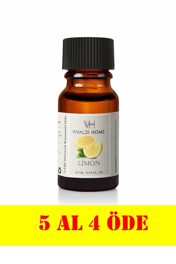 Limon Aromaterapi Uçucu Yağ Esansiyel Buhurdanlık Yağı 10 ml - 1