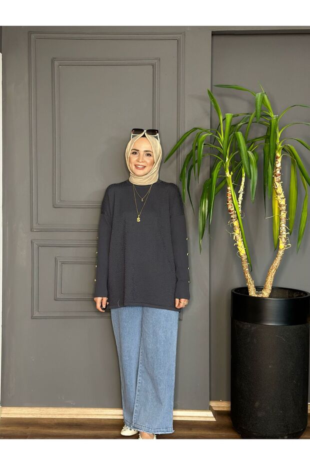 BÜRÜMCÜK GÖRÜNÜM MERSERİZE GRİ - 2