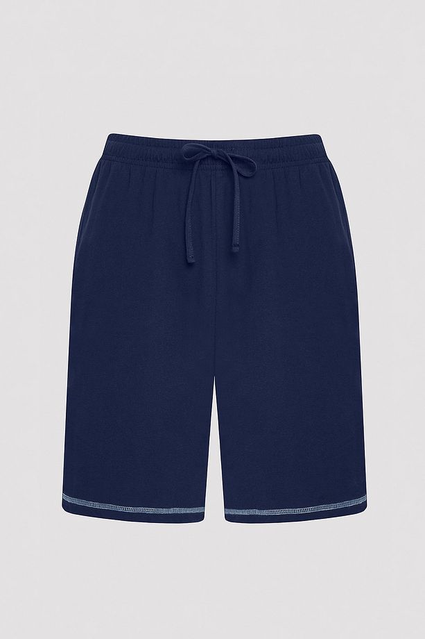 Blue Şort Pijama Takımı - 6