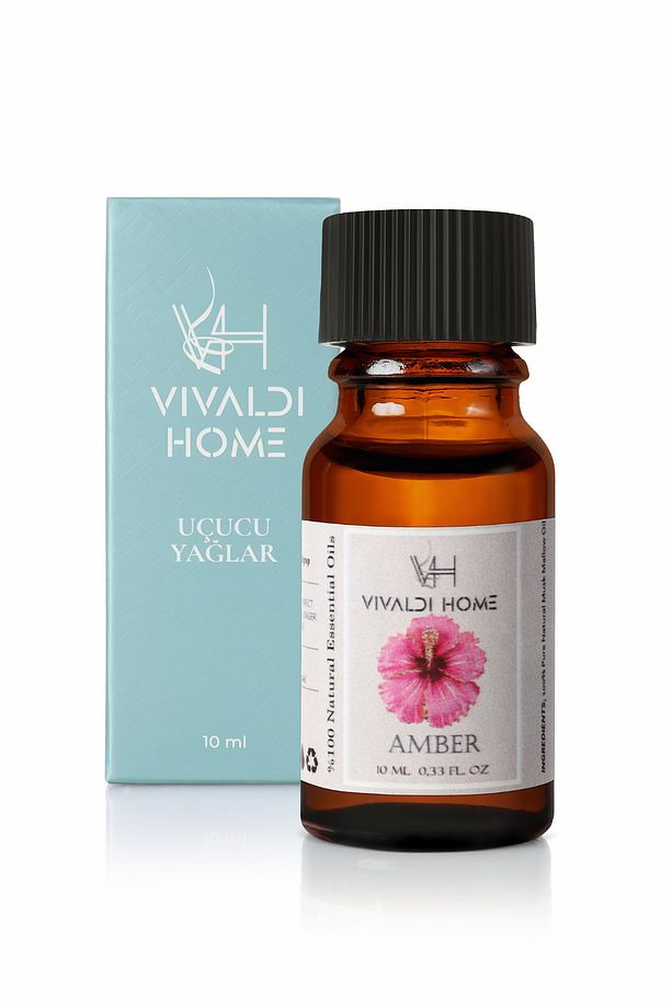 Amber Çiçeği Aromaterapi Uçucu Yağ Esansiyel Buhurdanlık Yağı 10ml - 4