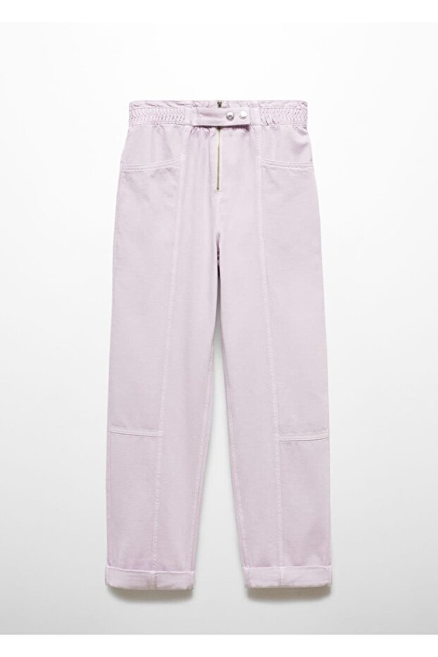 Beli Elastik Slouchy Jean Pantolon - 3