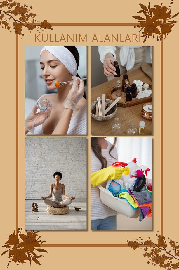 Amber Çiçeği Aromaterapi Uçucu Yağ Esansiyel Buhurdanlık Yağı 10ml - 7