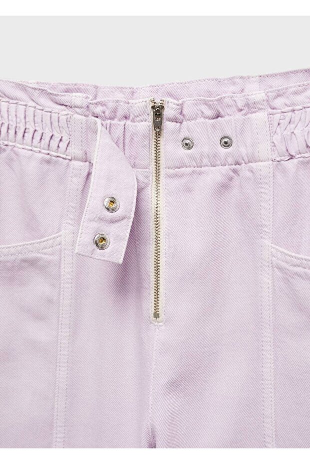 Beli Elastik Slouchy Jean Pantolon - 5