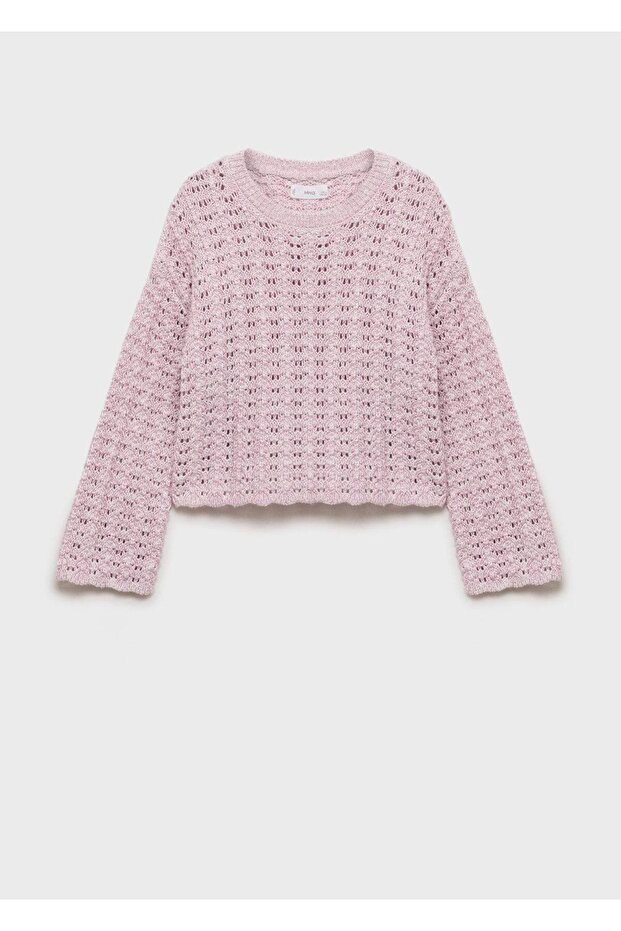 Ajur örgü kazak - 3