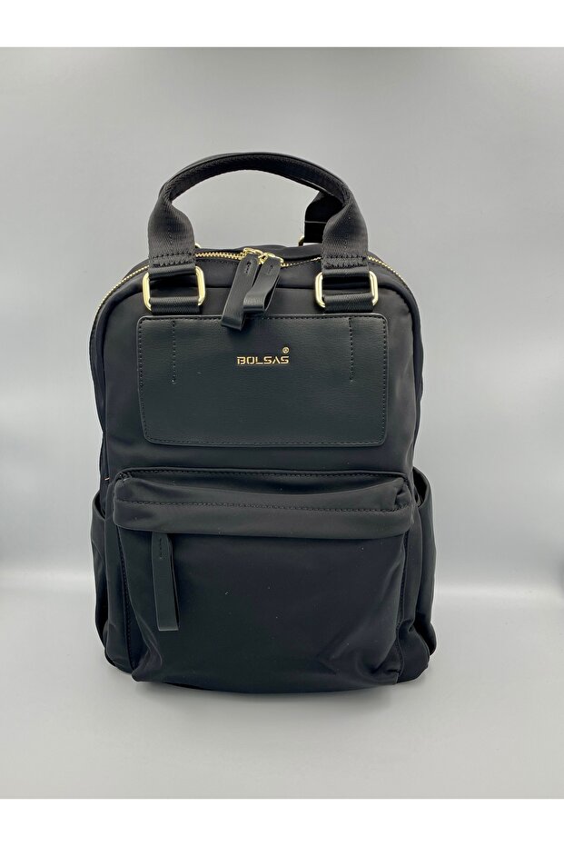 حقيبة ظهر Bolsas متعددة الجيوب مقاومة للماء من الجلد الصناعي والساتان