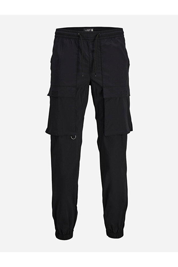 Drawstring Waist Technical Cargo Pants