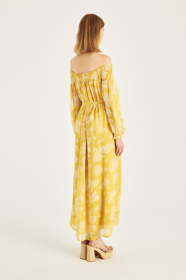 Madonna Yaka Maxi Boy Elbise - 5