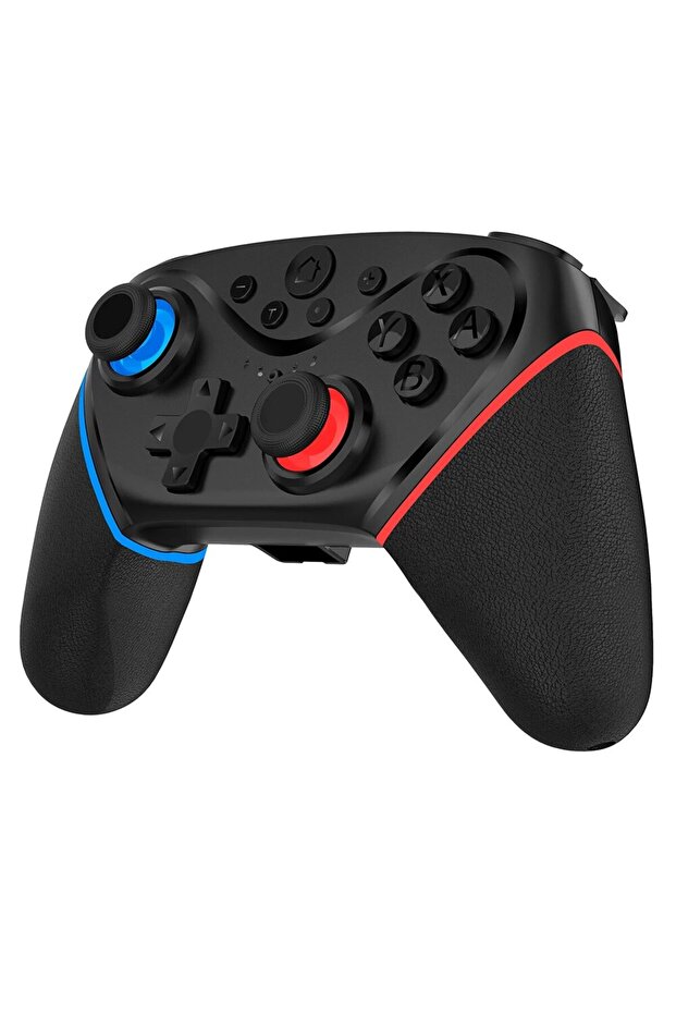 وحدة تحكم لاسلكية باللون الأسود متوافقة مع جهاز التحكم عن بعد Switch/Lite/OLED وتدعم أنظمة تشغيل متعددة مع - 1