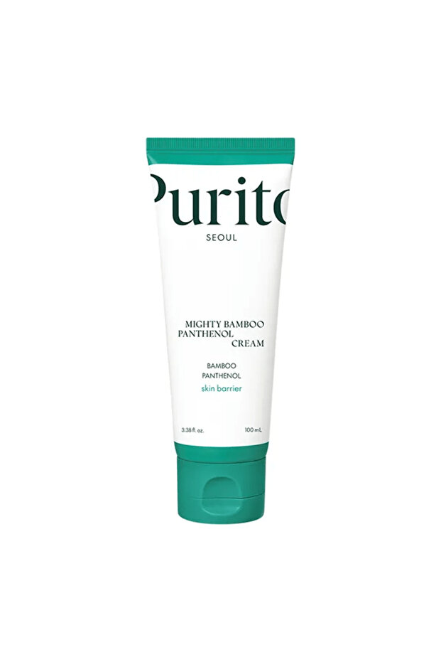 Pureto Seoul Mighty Cream with Bamboo Extract and Panthenol Deep Moisturizing and Effective Soothing for Sensitive Skin - 100ml