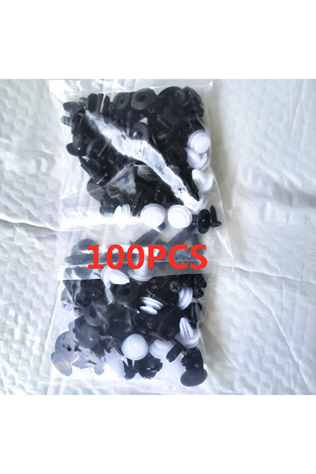 100pcs mixed opp bag 100pcs Auto Fastener Clip Car Fender Push Retainer Pin Rivet Bumper for Door Tr
