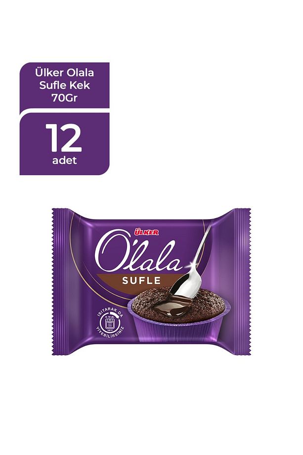 12 Adet O Lala Sufle Kek 70 gr - 1