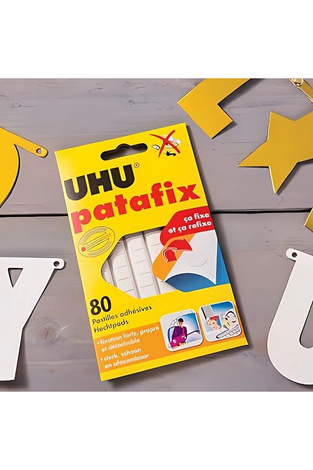 | Patafix Beyaz Yapışkan Hamur, 80 Adet, Çıkarılabilir ve Tekrar Kullanılabilir - 3