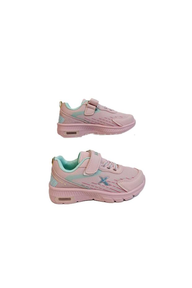 Cover Pink Velcro Non-Slip Girls' Sports Shoes