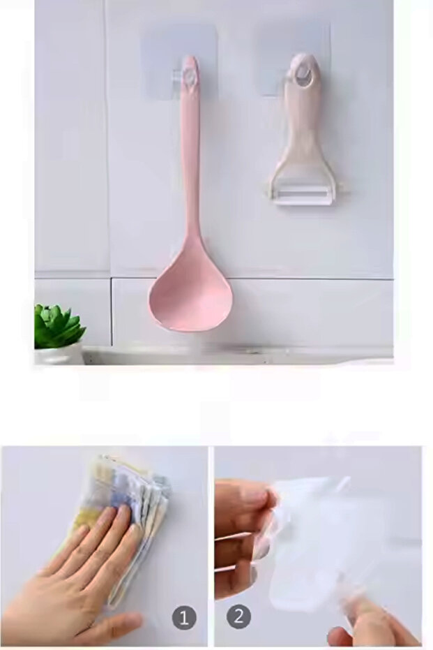 خطاف لاصق فائق، حامل كابل، خطاف كابل متعدد الأغراض 8 قطع - 6